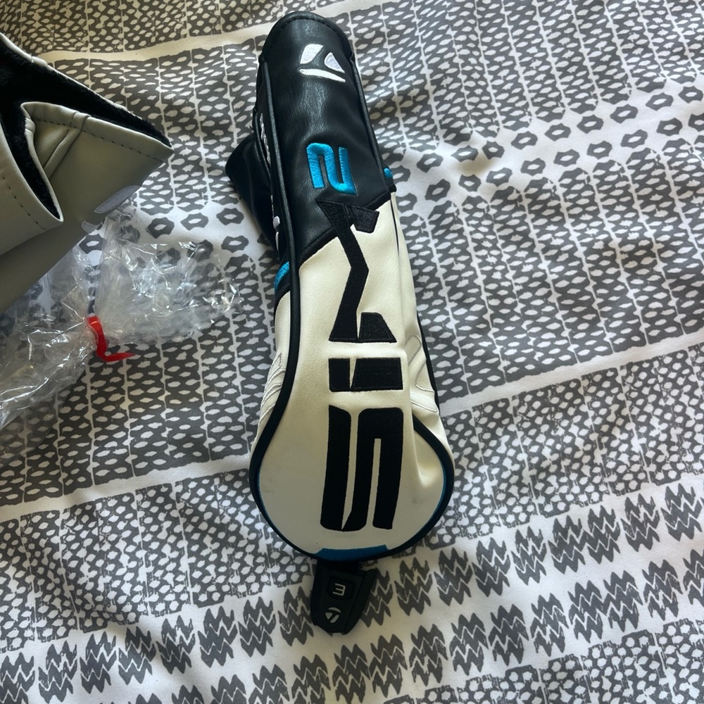 TaylorMade Black and Blue Golf Headcover